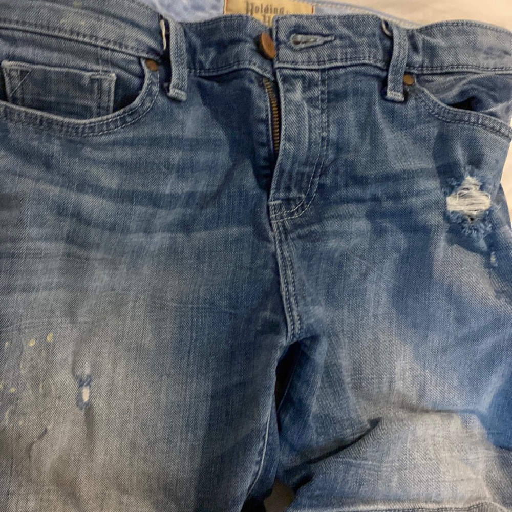 Holding horses kids Jean shorts